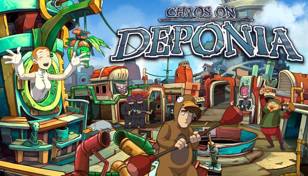 混乱的德波尼亚（Chaos on Deponia） 游戏封面