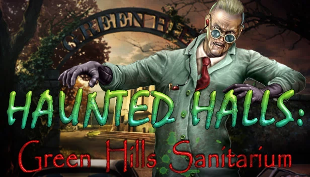 幽灵大厅：绿丘疗养院 收藏版（Haunted Halls: Green Hills Sanitarium Collector's Edition） 游戏封面