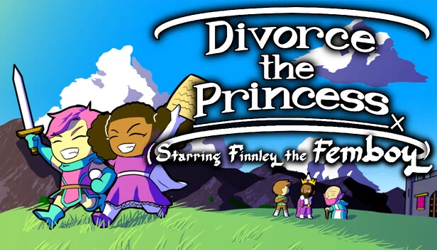 离婚公主（由芬利伪娘主演）（Divorce the Princess (Starring Finnley the Femboy)） 游戏封面