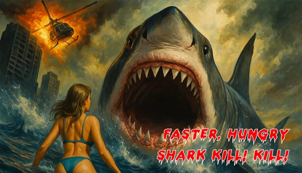 更快，饥饿鲨！杀！杀！（Faster, Hungry Shark! Kill! Kill!） 游戏封面