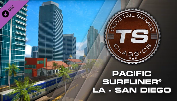 模拟火车：太平洋冲浪者号® 洛杉矶 - 圣地亚哥路线（Train Simulator: Pacific Surfliner® LA - San Diego Route） 游戏封面