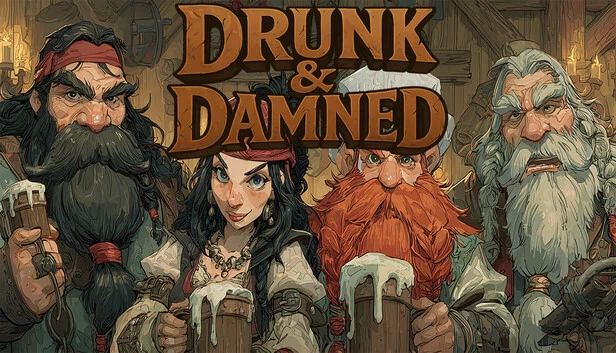 醉鬼与诅咒（Drunk & Damned） 游戏封面
