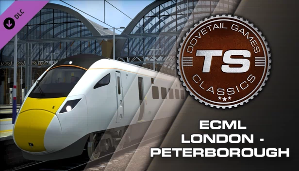 模拟火车：东海岸主线伦敦-彼得伯勒路线附加组件（Train Simulator: East Coast Main Line London-Peterborough Route Add-On） 游戏封面