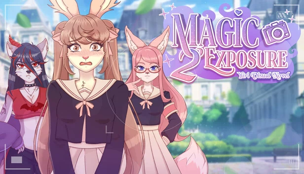 魔法曝光2 – 百合视觉小说（Magic Exposure 2 – Yuri Visual Novel） 游戏封面