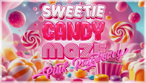 甜心糖果迷宫：粉红覆盆子（Sweetie Candy Maze: Pink Raspberry） 游戏封面