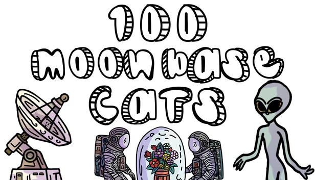 100 Moon Base Cats 游戏封面