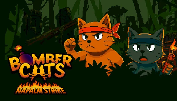 轰炸猫：凝固汽油弹袭击（Bomber Cats: Napalm Strike） 游戏封面