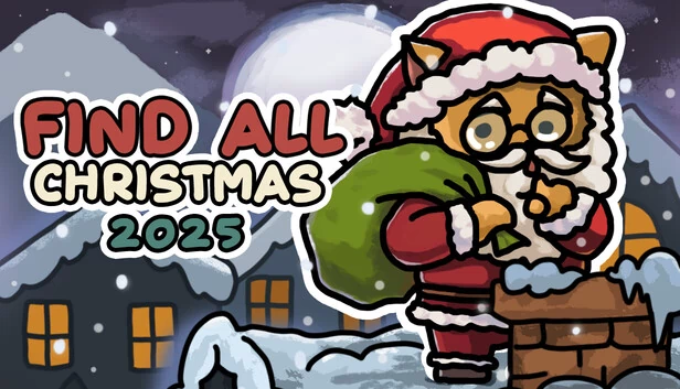 寻找所有物品：2025圣诞 🎁🎄🔔（FIND ALL: Christmas 2025 🎁🎄🔔） 游戏封面