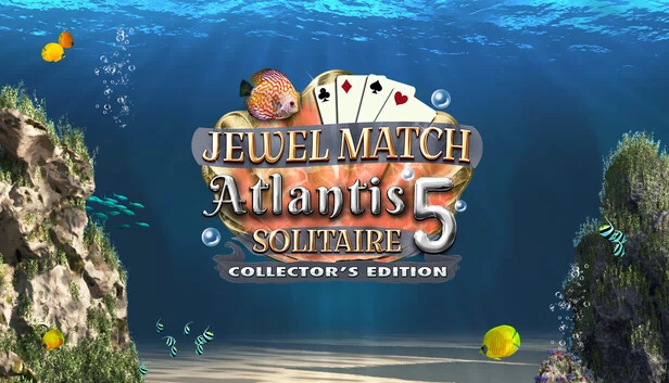 宝石匹配：亚特兰蒂斯纸牌接龙5 - 收藏版（Jewel Match Atlantis Solitaire 5 - Collector's Edition） 游戏封面