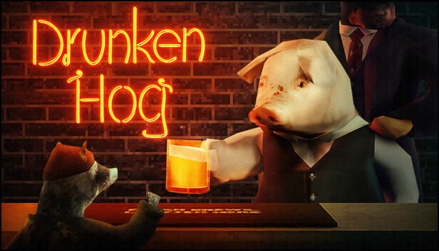 醉猪：反乌托邦酒馆与酿造模拟器（Drunken Hog: Dystopian Pub & Brewing Simulator） 游戏封面