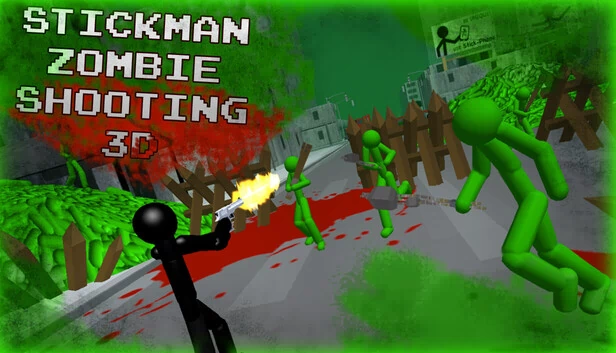 火柴人僵尸射击3D（Stickman Zombie Shooting 3D） 游戏封面