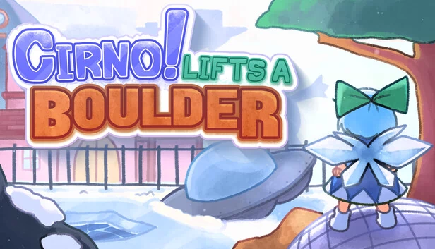 琪露诺！举起巨石（Cirno! Lifts a Boulder） 游戏封面