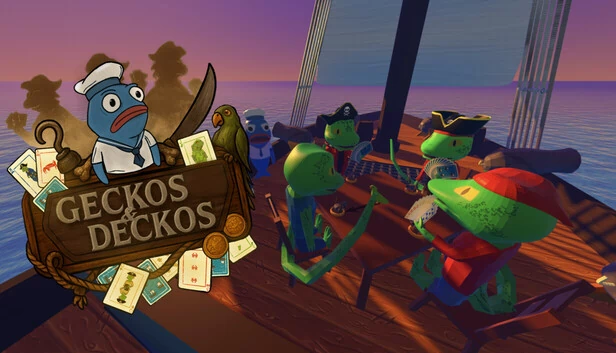 壁虎与牌客（Geckos & Deckos） 游戏封面
