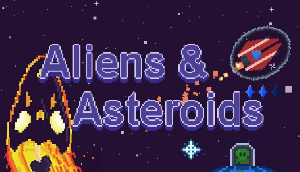 异形与小行星（Aliens&Asteroids） 游戏封面