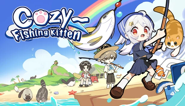 温馨钓鱼小猫（Cozy~Fishing Kitten） 游戏封面