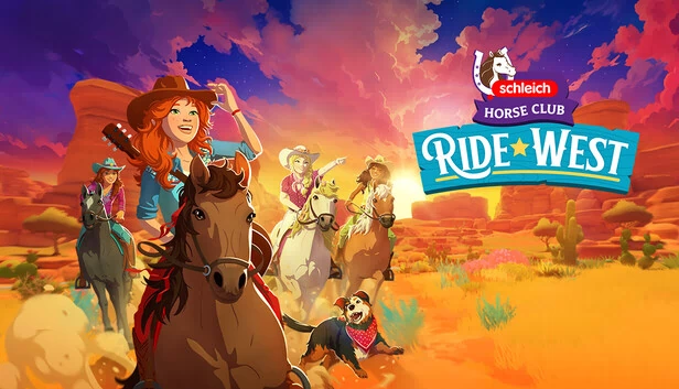 马术俱乐部：驰骋西部（HORSE CLUB Ride West） 游戏封面