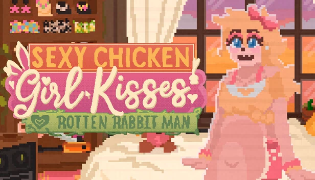 性感鸡女亲吻腐烂兔男（Sexy Chicken Girl Kisses Rotten Rabbit Man） 游戏封面