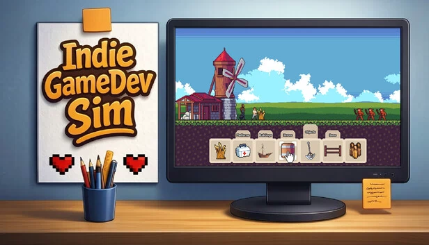 独立游戏开发模拟（Indie GameDev Sim） 游戏封面