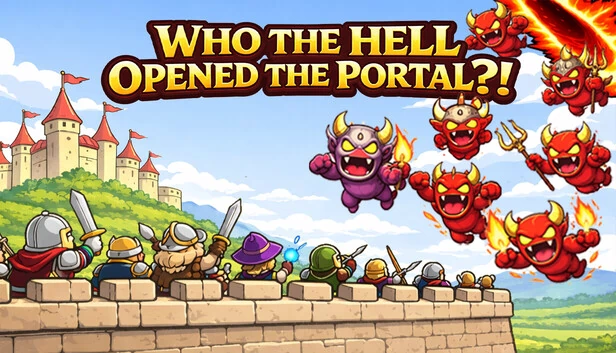 到底是谁打开了传送门？！（WHO THE HELL OPENED THE PORTAL?!） 游戏封面