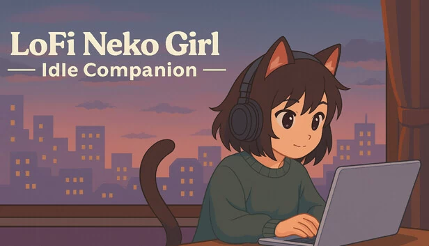 低保真猫咪女孩：放置伴侣（Lofi Neko Girl: Idle Companion） 游戏封面