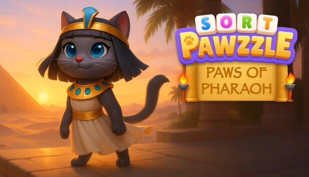 Sort Pawzzle: Paws of Pharaoh 游戏封面