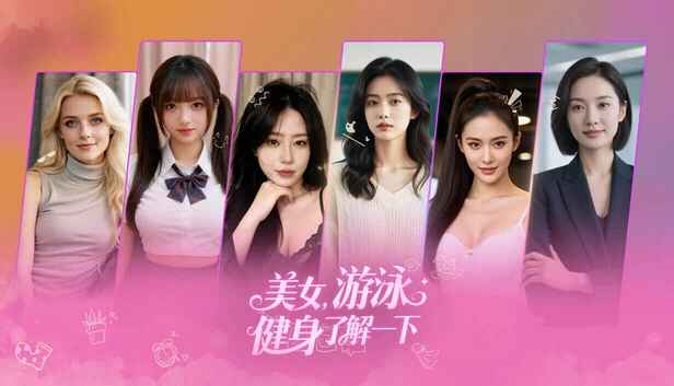美女，游泳健身了解一下 游戏封面