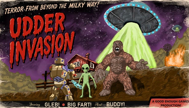 奶牛入侵（Udder Invasion） 游戏封面