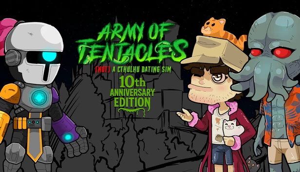 触手军团：（非）克苏鲁恋爱模拟 10周年纪念版（Army of Tentacles: (Not) A Cthulhu Dating Sim 10th Anniversary Edition） 游戏封面