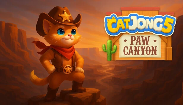 猫咪麻将5:爪峡谷(Catjong 5: Paw Canyon) 游戏封面