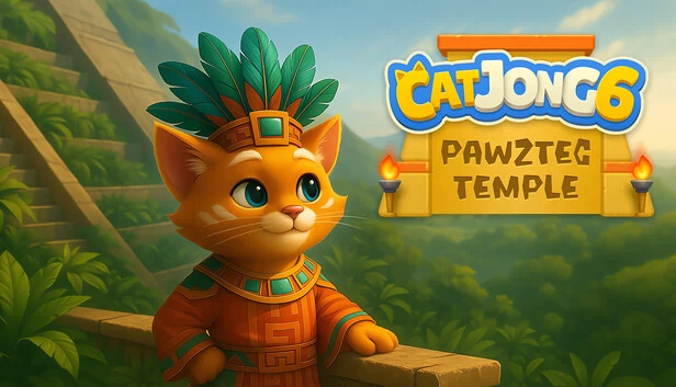 猫将6：帕兹特克神庙（Catjong 6: Pawztec Temple） 游戏封面
