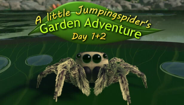 小跳蛛的花园冒险（第1+2天）（A little Jumpingspider's Garden Adventure (Day 1+2)） 游戏封面