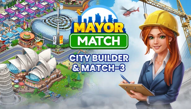 市长消消乐：城市建造与三消（Mayor Match: City Builder & Match-3） 游戏封面