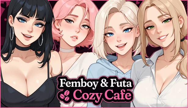 伪娘扶她温馨咖啡馆（Femboy Futa Cozy Cafe） 游戏封面