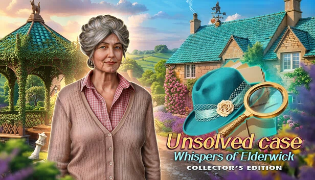 未解之谜：埃尔德威克的低语 收藏版（Unsolved Case: Whispers of Elderwick Collector’s Edition） 游戏封面