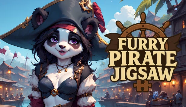 毛茸茸海盗拼图（Furry Pirate Jigsaw） 游戏封面