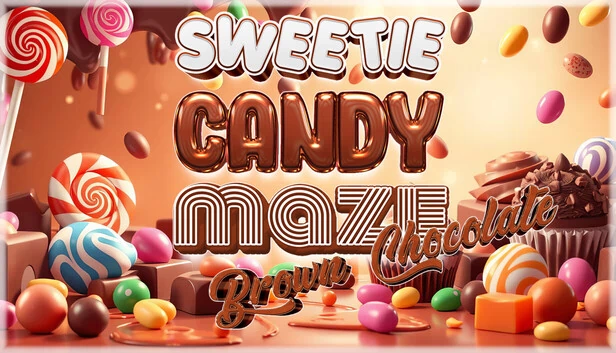 甜心糖果迷宫：棕色巧克力（Sweetie Candy Maze: Brown Chocolate） 游戏封面