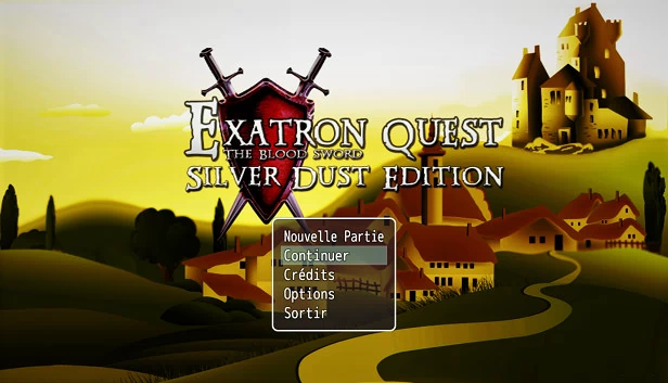 Exatron Quest：血之剑（Exatron Quest L'Epée de Sang） 游戏封面