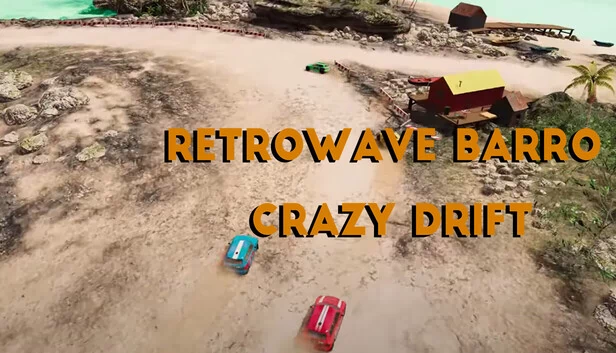 复古波巴罗疯狂漂移（Retrowave Barro Crazy Drift） 游戏封面