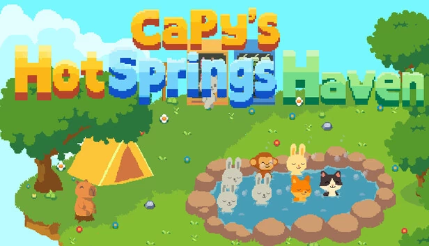 卡皮巴拉的温泉天堂（Capy's Hot Springs Haven） 游戏封面
