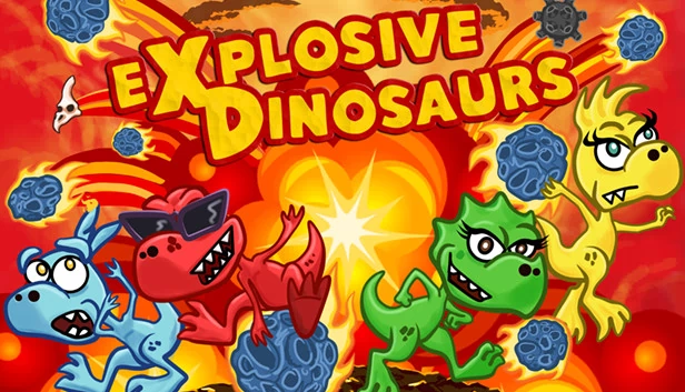 爆炸恐龙（Explosive Dinosaurs） 游戏封面