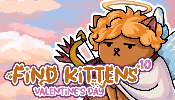 寻找小猫 10：情人节 😻🐾💖（FIND KITTENS 10: Valentine's Day 😻🐾💖） 游戏封面