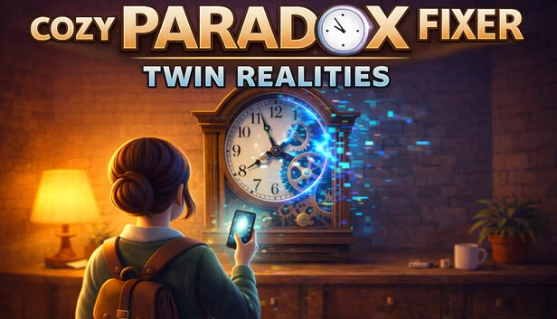 温馨悖论修复器：双重现实（Cozy Paradox Fixer: Twin Realities） 游戏封面