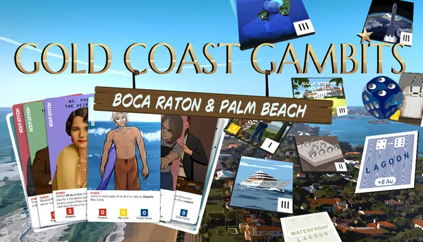 黄金海岸博弈：博卡拉顿与棕榈滩（Gold Coast Gambits: Boca Raton & Palm Beach） 游戏封面