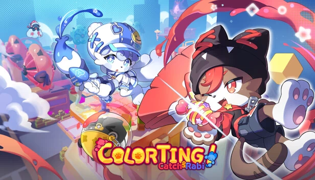 色彩涂鸦！捕捉与拉比（컬러팅! 캐치&라비 (Colorting! Catch&Rabi)） 游戏封面