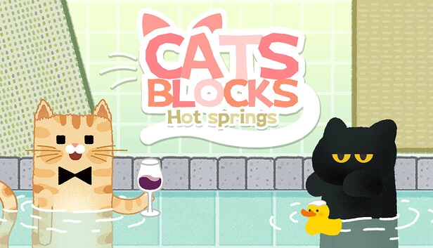 猫咪方块：温泉（CATS BLOCKS: HOT SPRINGS） 游戏封面