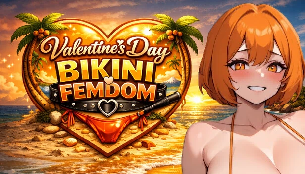 情人节比基尼女性主导（Valentine's Day Bikini Femdom） 游戏封面
