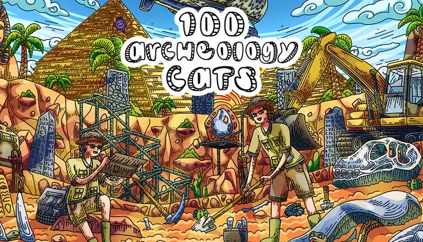 100 考古猫（100 Archeology Cats） 游戏封面