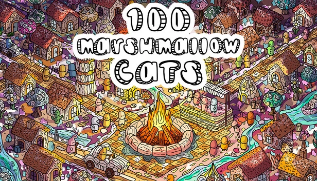 100只棉花糖猫（100 Marshmallow Cats） 游戏封面
