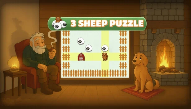 三只羊拼图（3 Sheep Puzzle） 游戏封面