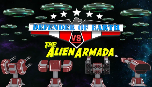 地球防御者VS外星舰队（DEFENDER OF EARTH VS THE ALIEN ARMADA） 游戏封面